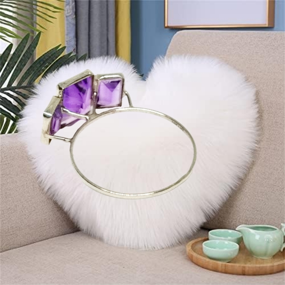 14K White Gold 2.29 CTW Amethyst Ring - Picture 3 of 6